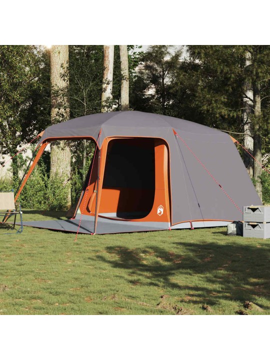 Camping teltta porch dome 5-hengen harmaa oranssi vedenpitävä