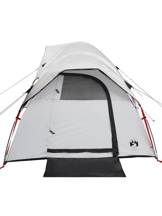 Camping teltta 5-hengen valkoinen pimennyskangas vedenpitävä