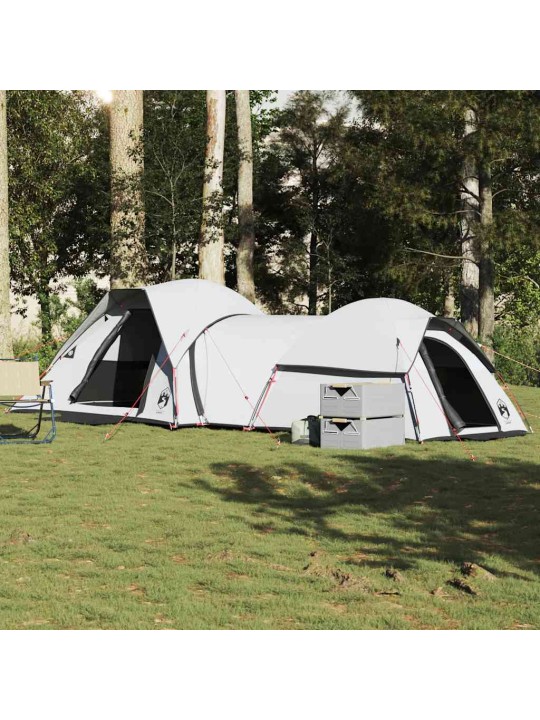 Camping teltta 5-hengen valkoinen pimennyskangas vedenpitävä