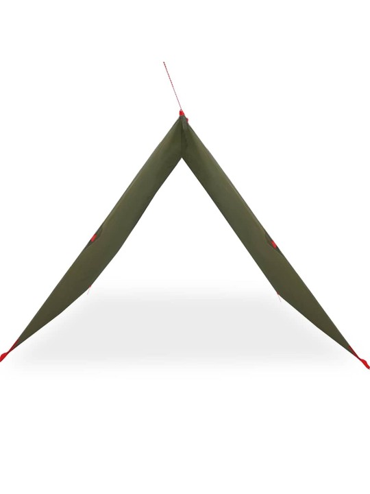 Camping tarp oliivinvihreä 366x306 cm vedenpitävä