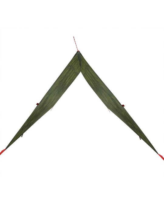 Camping tarp camouflage 366x306 cm vedenpitävä