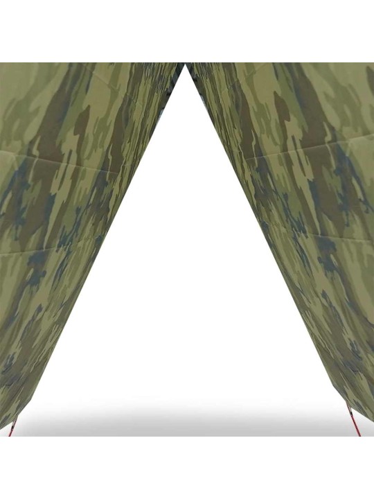 Camping tarp camouflage 366x306 cm vedenpitävä