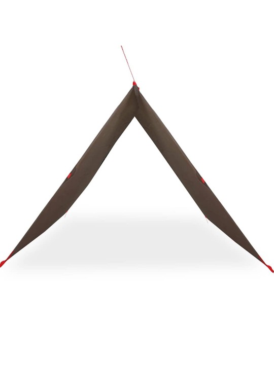 Camping tarp ruskea 406x306 cm vedenpitävä