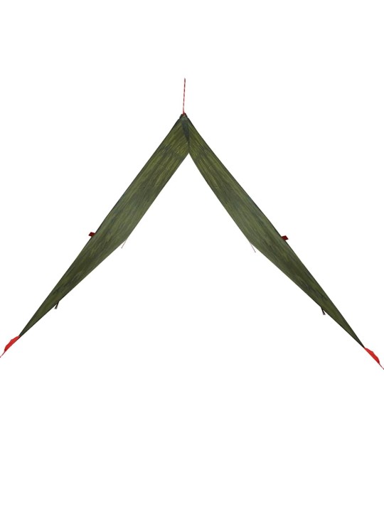 Camping tarp camouflage 406x306 cm vedenpitävä