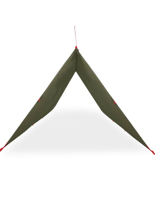 Camping tarp oliivinvihreä 506x306 cm vedenpitävä