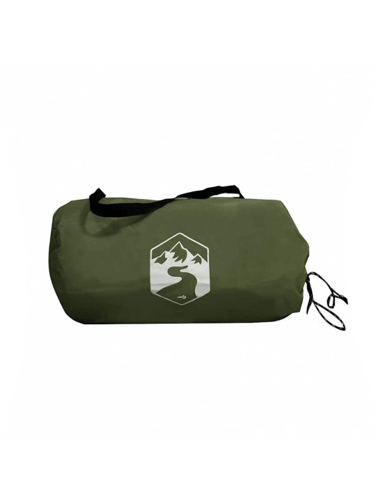 Camping tarp oliivinvihreä 506x306 cm vedenpitävä