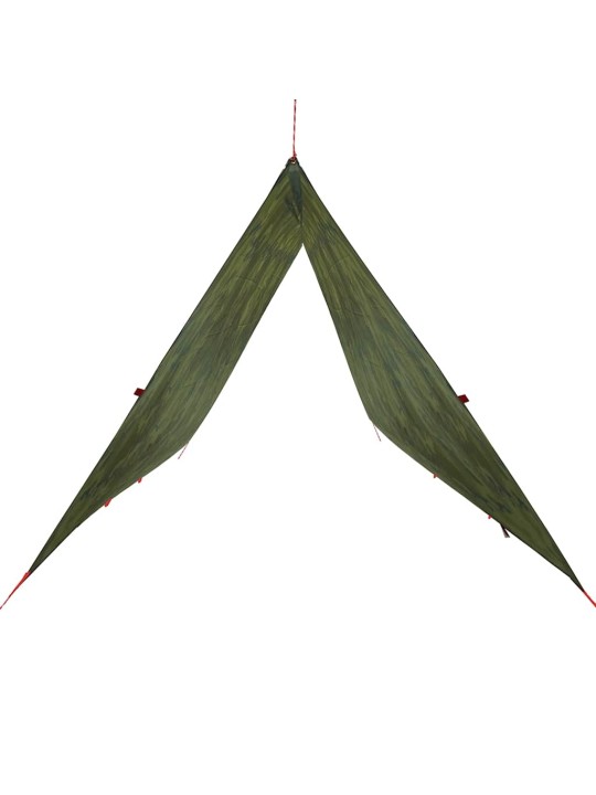 Camping tarp camouflage 506x306 cm vedenpitävä