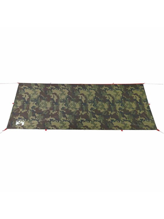 Camping tarp camouflage 506x306 cm vedenpitävä