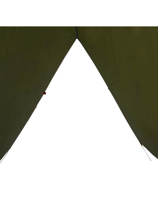 Camping tarp oliivinvihreä 451x420 cm vedenpitävä