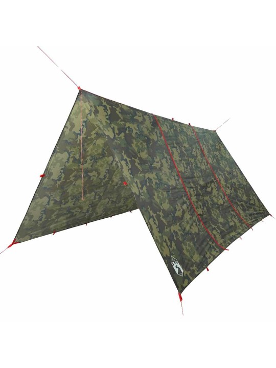Camping press camouflage 451x420 cm vedenpitävä