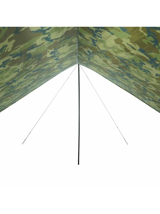 Retkipressu camouflage 462x306x211 cm vedenpitävä