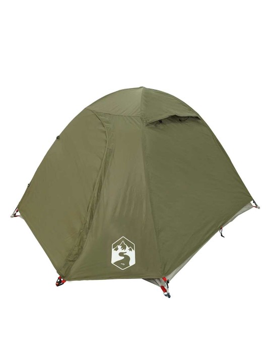 Camping teltta dome 2-hengen oliivinvihreä vedenpitävä