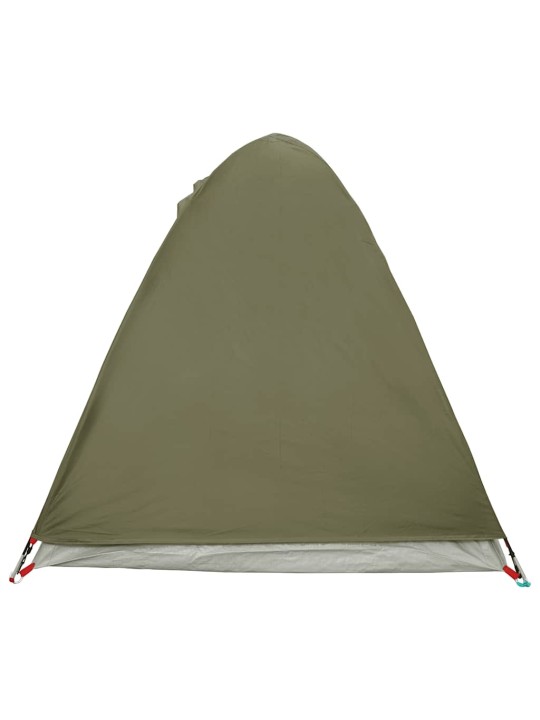 Camping teltta dome 2-hengen oliivinvihreä vedenpitävä