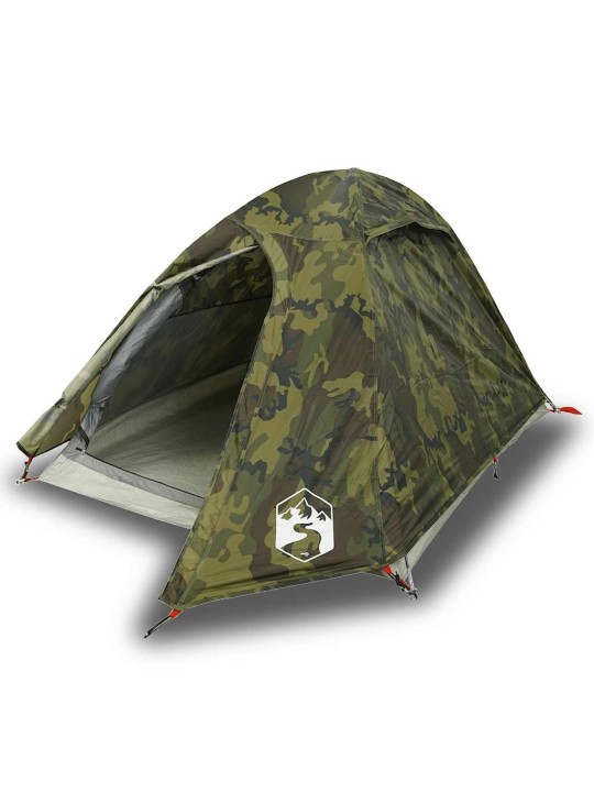 Retkiteltta kupoli 2 henkilölle camouflage vedenpitävä