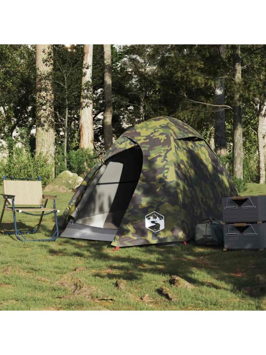 Retkiteltta kupoli 2 henkilölle camouflage vedenpitävä