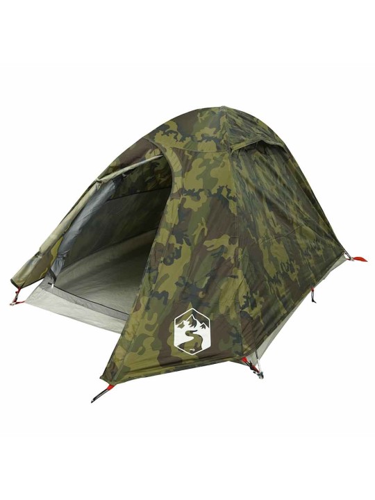 Retkiteltta kupoli 2 henkilölle camouflage vedenpitävä