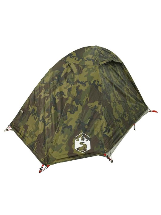 Retkiteltta kupoli 2 henkilölle camouflage vedenpitävä