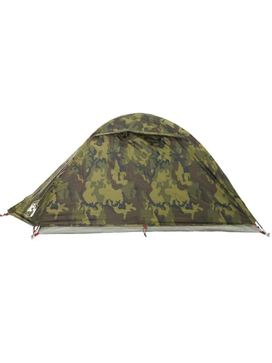 Retkiteltta kupoli 2 henkilölle camouflage vedenpitävä