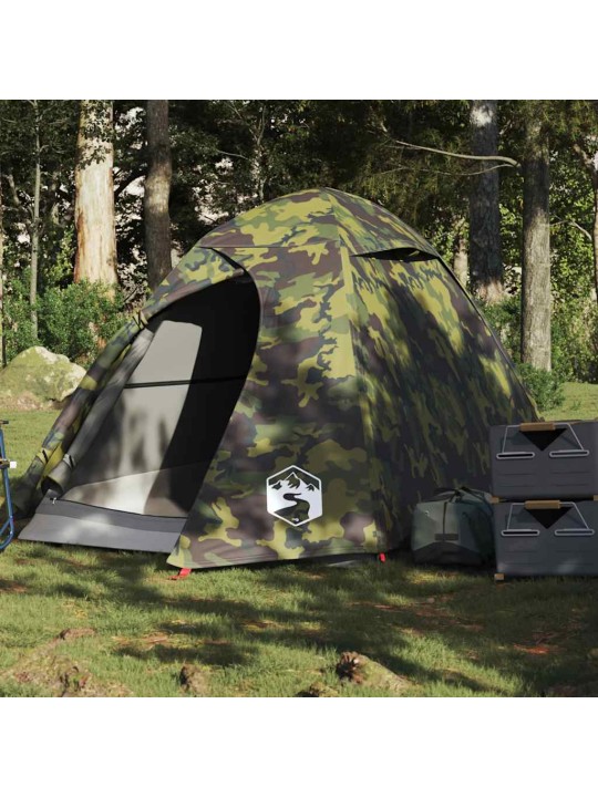 Retkiteltta kupoli 2 henkilölle camouflage vedenpitävä