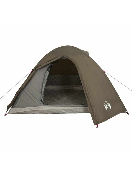 Camping teltta dome 4-hengen ruskea vedenpitävä