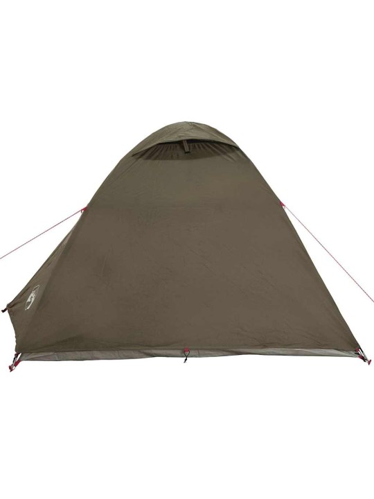 Camping teltta dome 4-hengen ruskea vedenpitävä