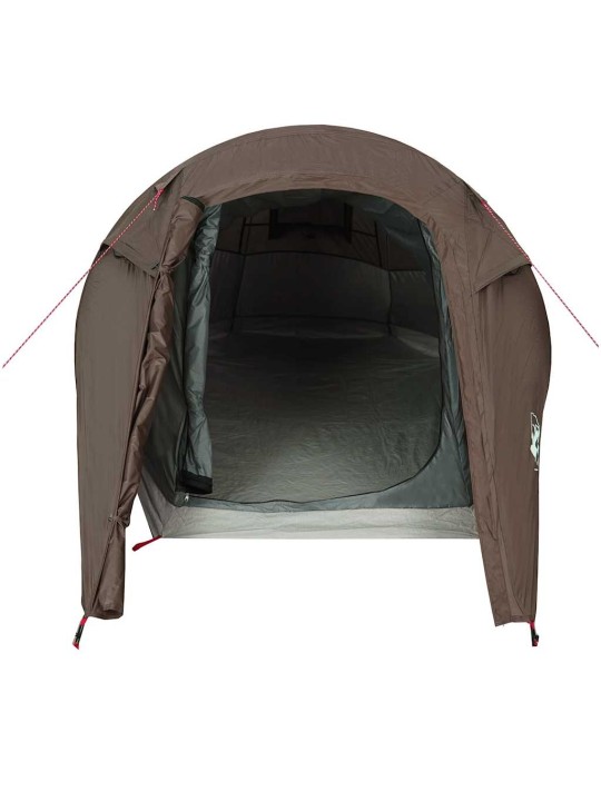 Camping teltta tunneli 2-hengen ruskea vedenpitävä