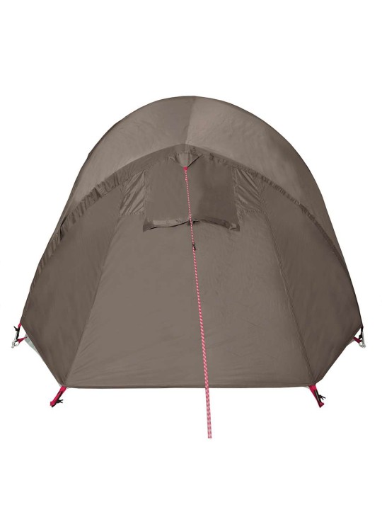 Camping teltta tunneli 2-hengen ruskea vedenpitävä