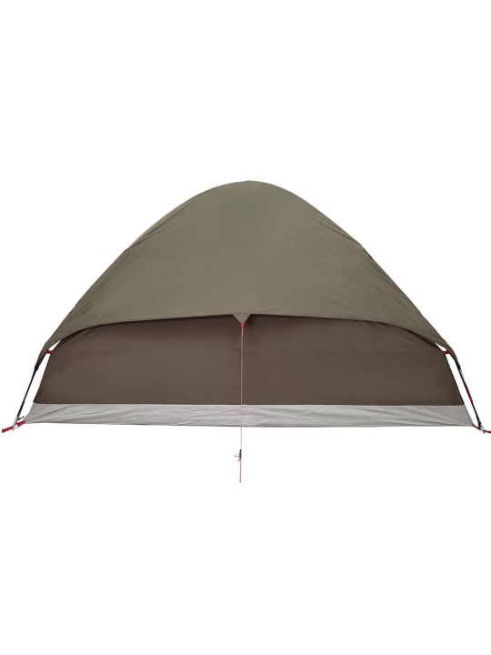 Camping teltta dome 4-hengen ruskea vedenpitävä