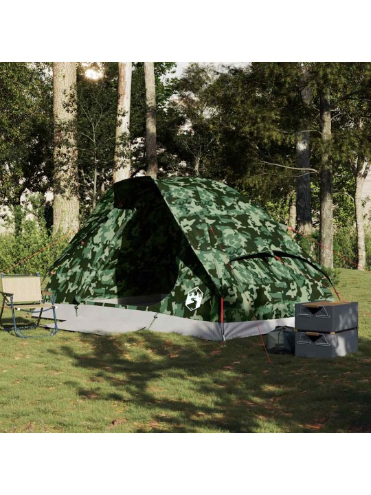 Camping teltta dome 4-hengen naamiointi vedenpitävä