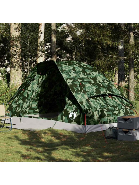 Camping teltta dome 4-hengen naamiointi vedenpitävä