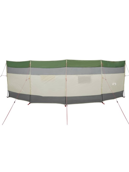 Camping Windbreak Green 510x153 cm Vedenpitävä
