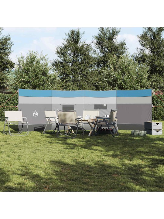Camping Tuulensuoja Sininen 510x153 cm Vedenpitävä