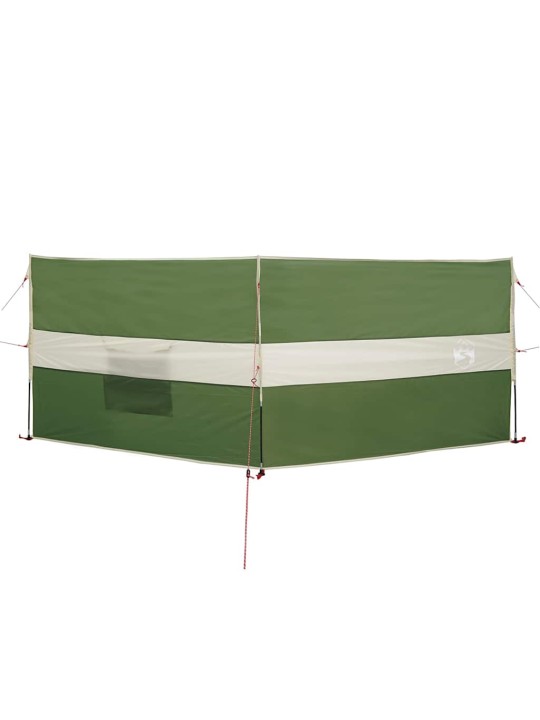 Camping Windbreak Green 344x120 cm Vedenpitävä