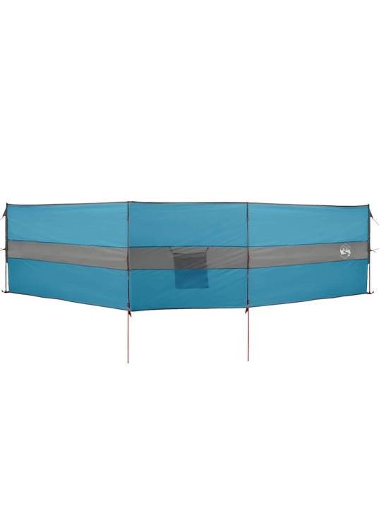 Camping Tuulensuoja Sininen 490x123 cm Vedenpitävä