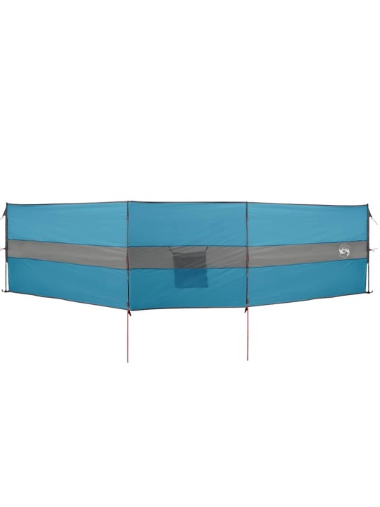 Camping Tuulensuoja Sininen 490x123 cm Vedenpitävä