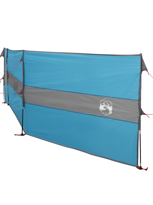 Camping Tuulensuoja Sininen 490x123 cm Vedenpitävä