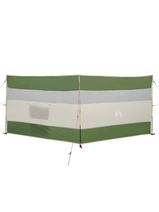 Camping Windbreak Green 340x130 cm Vedenpitävä
