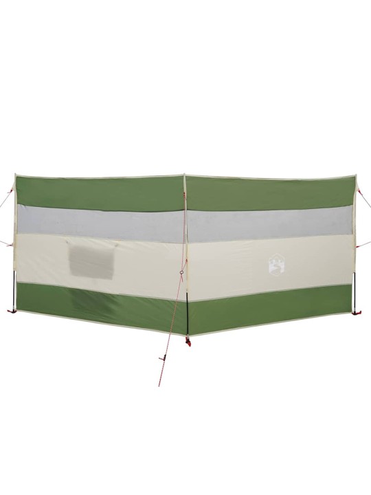 Camping Windbreak Green 340x130 cm Vedenpitävä