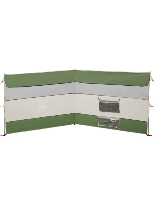 Camping Windbreak Green 340x130 cm Vedenpitävä