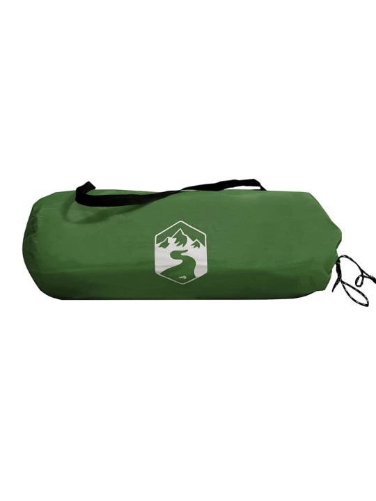 Camping Windbreak Green 340x130 cm Vedenpitävä