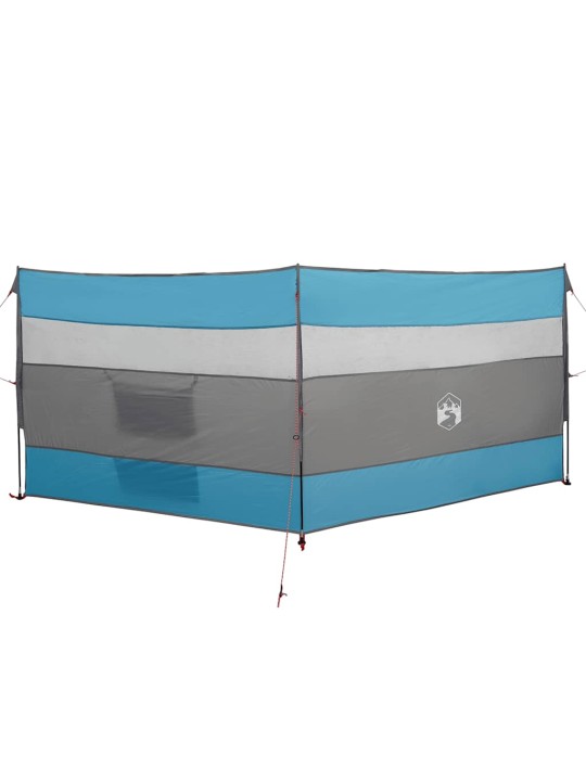 Camping Tuulensuoja Sininen 340x130 cm Vedenpitävä