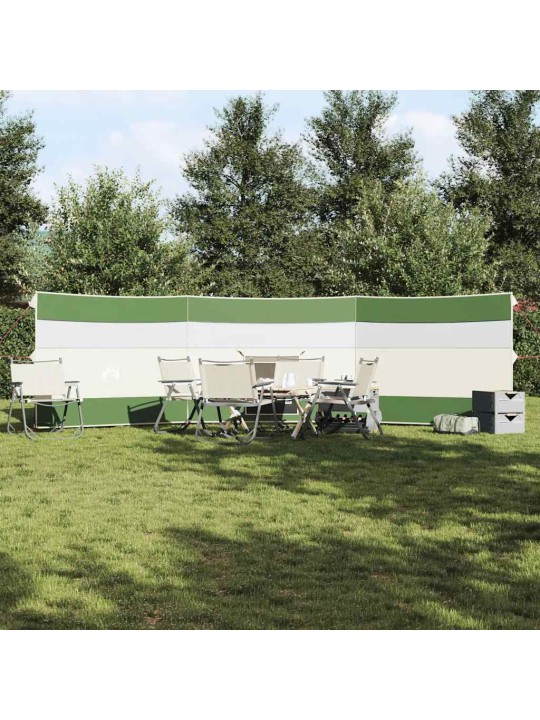 Camping Windbreak Green 508x130 cm Vedenpitävä