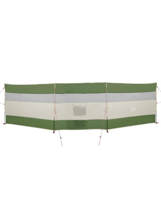 Camping Windbreak Green 508x130 cm Vedenpitävä