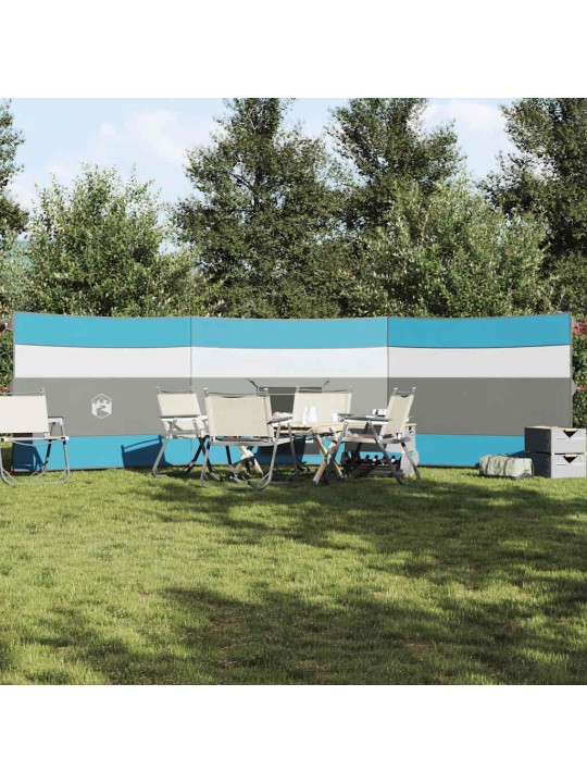 Camping Tuulensuoja Sininen 508x130 cm Vedenpitävä