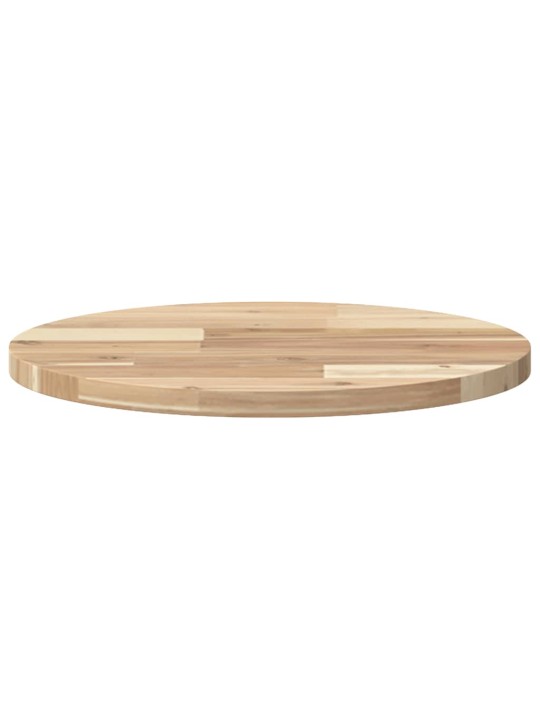 Pöytälevy pyöreä ø40x2 cm täysi akasiapuu