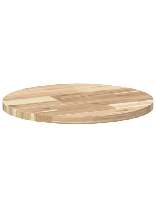Pöytälevy pyöreä ø40x2 cm täysi akasiapuu