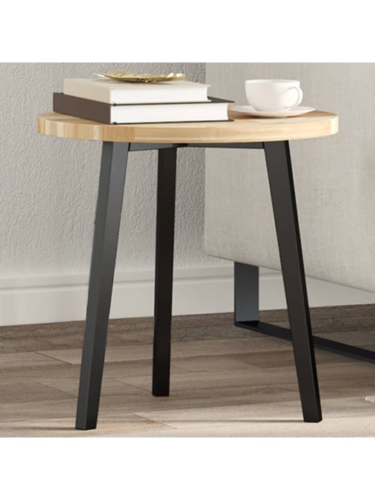 Pöytälevy pyöreä ø40x2 cm täysi akasiapuu
