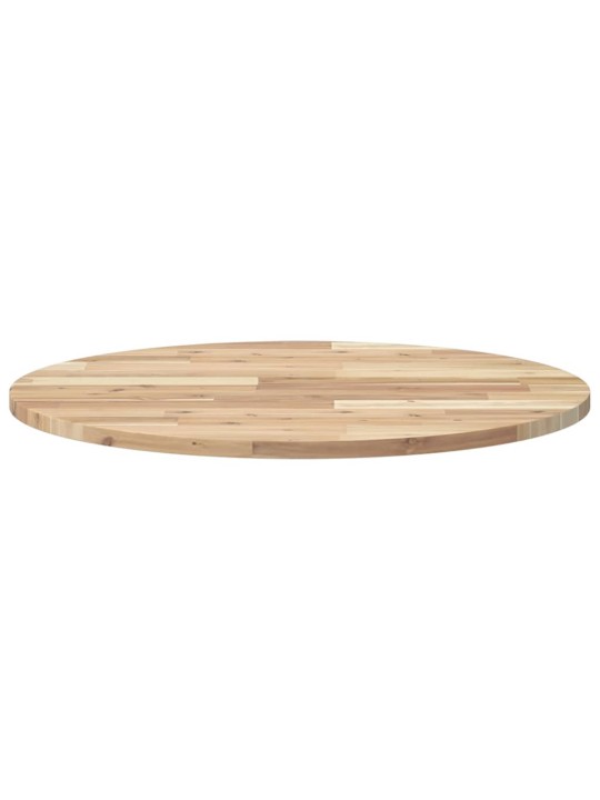 Pöytälevy pyöreä ø70x2 cm täysi akasiapuu