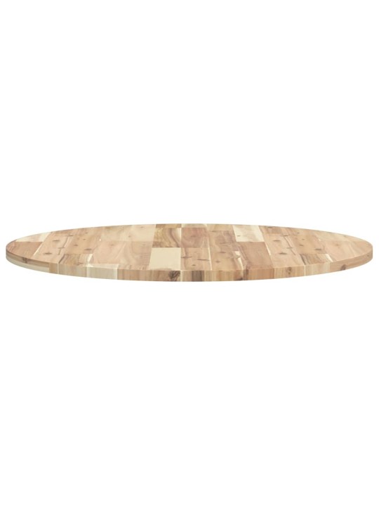 Pöytälevy pyöreä ø70x2 cm täysi akasiapuu