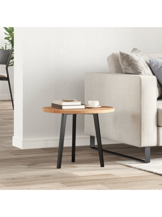 Pöytälevy pyöreä ø50x2 cm täysi akasiapuu